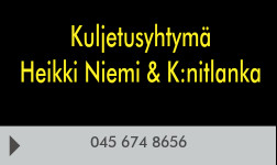 Kuljetusyhtymä Heikki Niemi & K:nit logo